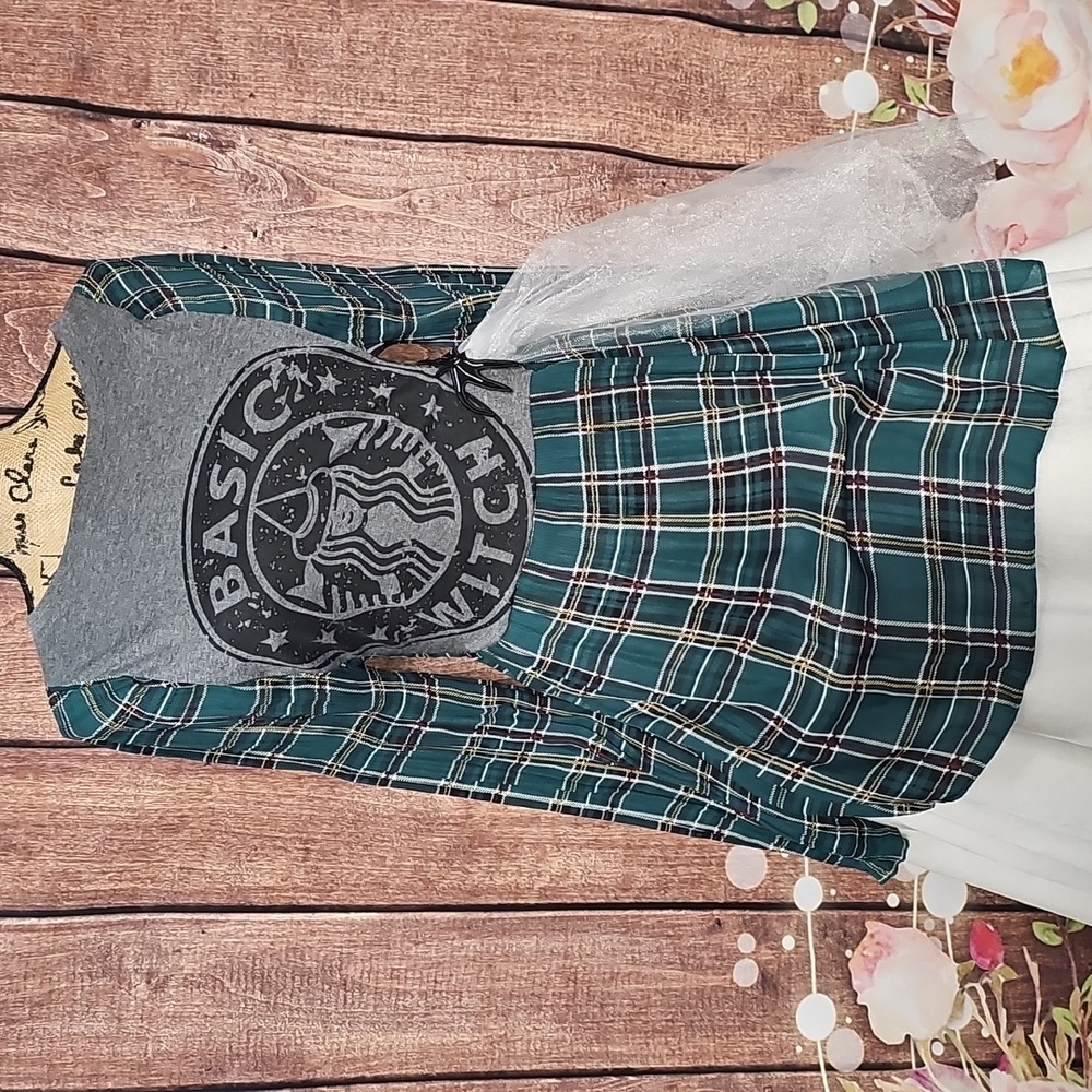 Basic Witch Upcycled Top/ Or Mini Dress
